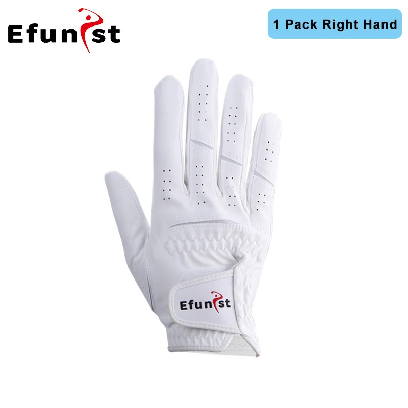Thumbnail: Golf Gloves Men's Glove Left/Right Hand 2 Color Soft White Dark Grey Swing