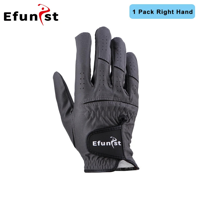 Thumbnail: Golf Gloves Men's Glove Left/Right Hand 2 Color Soft White Dark Grey Swing