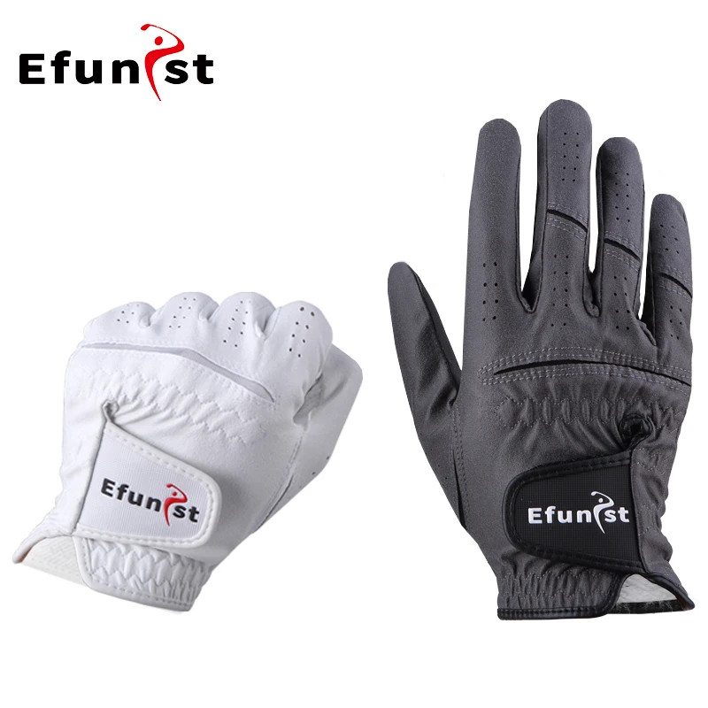 Thumbnail: Golf Gloves Men's Glove Left/Right Hand 2 Color Soft White Dark Grey Swing