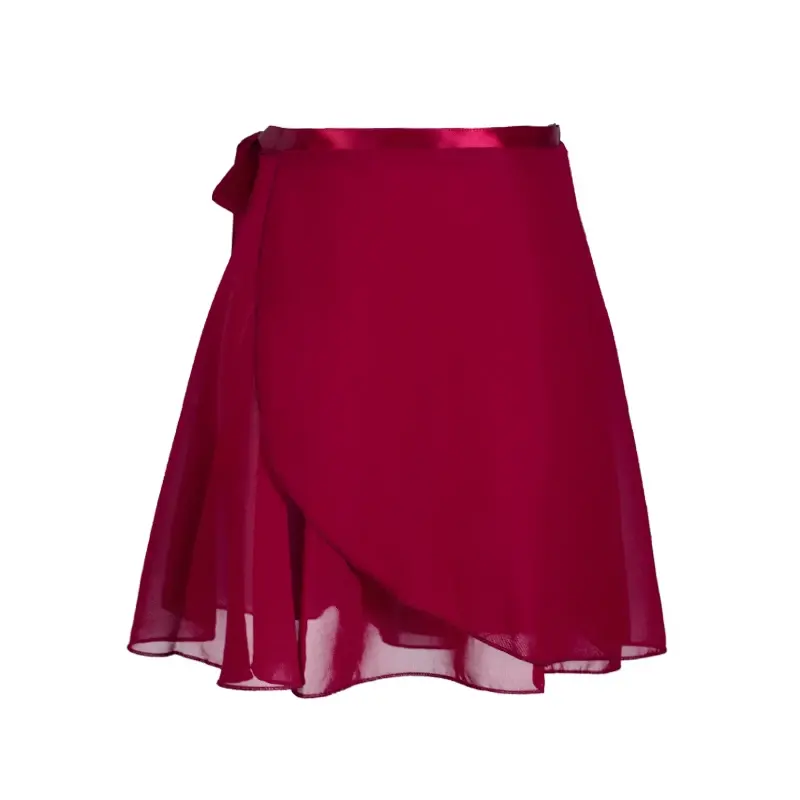 Thumbnail: Adult Chiffon Ballet Tutu Dance Skirt Women Girls Gymnastics Wrap Skirt Training