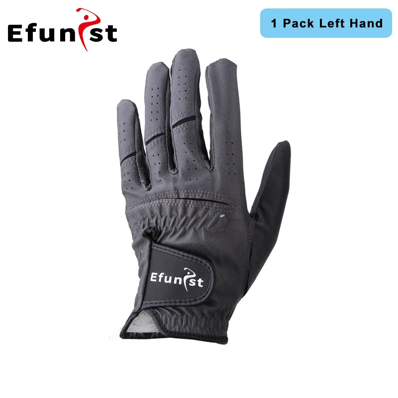 Thumbnail: Golf Gloves Men's Glove Left/Right Hand 2 Color Soft White Dark Grey Swing