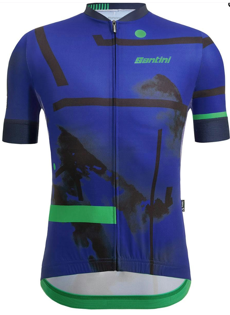 Santini SMS Delta Berg Mens Jersey - Nautica Blue (M)