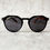 Miniature : Lunettes tropeziennes  GIOIA en cuir de veau gold