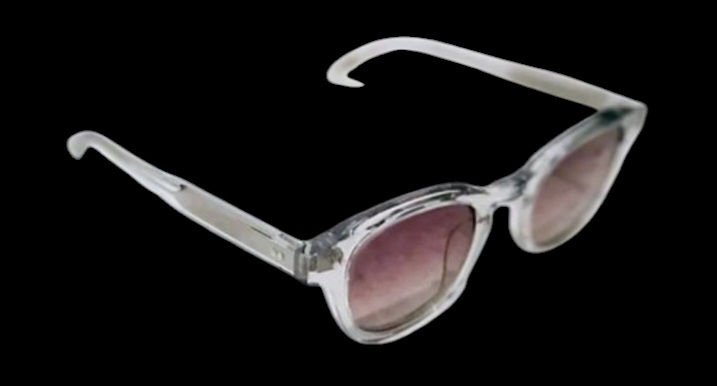 Thumbnail: Lunettes tropeziennes CHRISTIAN PM Gris crystal