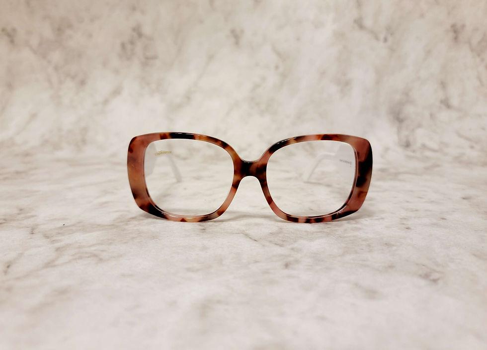 Thumbnail: Lunettes tropeziénnes FARIGOULE  optique blanc/tortoise