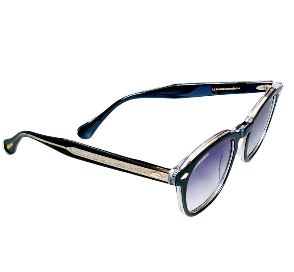 Thumbnail: Lunettes tropeziennes CHRISTIAN OR verres dégradé bleue