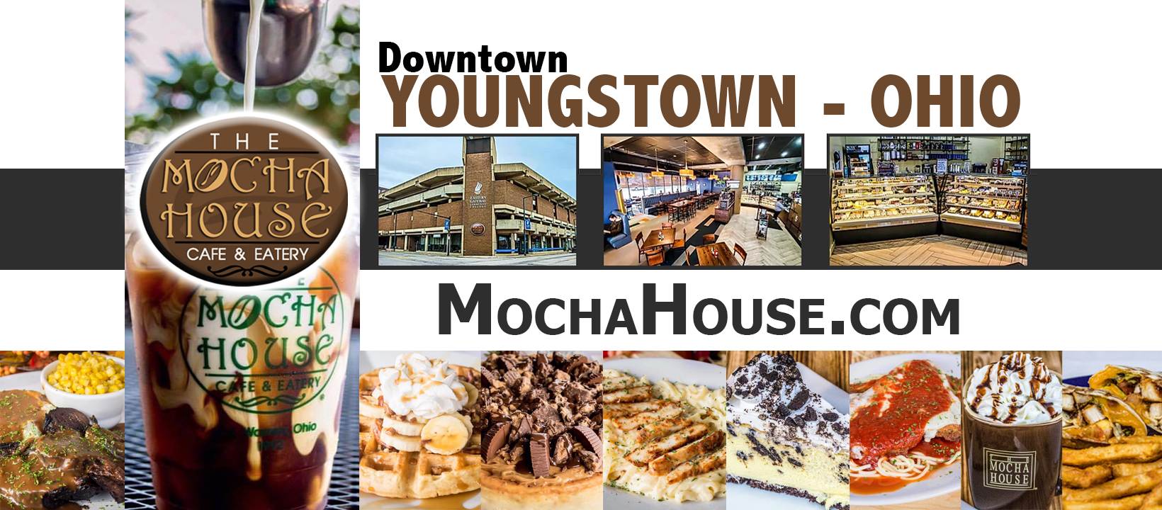 Downtown Youngstown Ohio Mocha House Coffee Food Pastries Catering