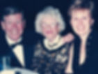 Hamilton with Millvina Dean (aged 90, centre) and Nikki Bland