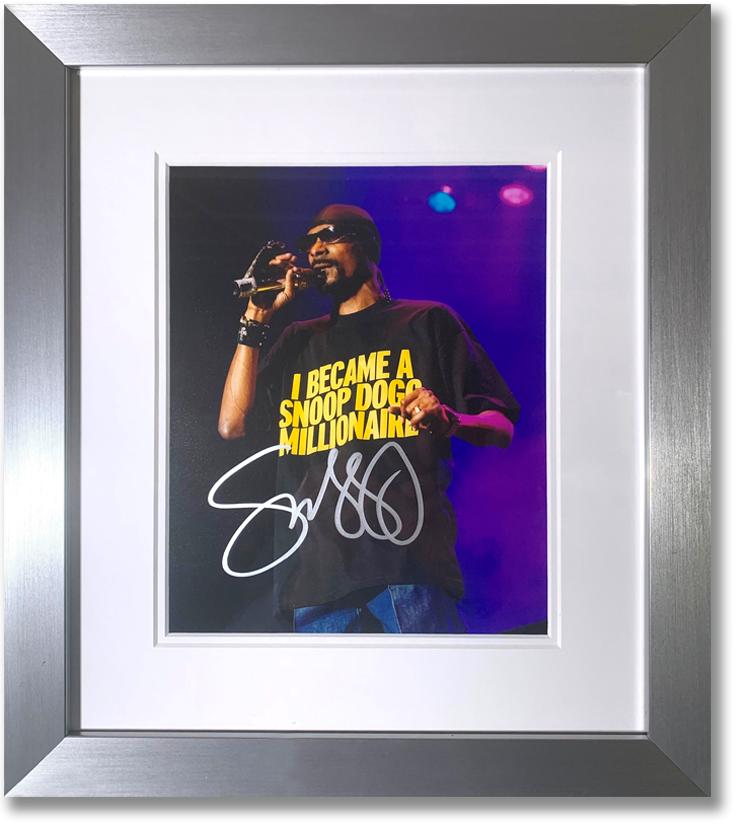 Snoop Dogg Signed and Framed Colour Photograph