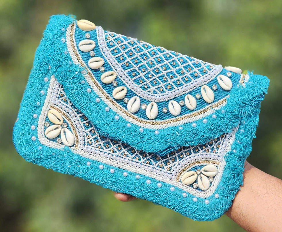 Thumbnail: Boho sling cum clutches