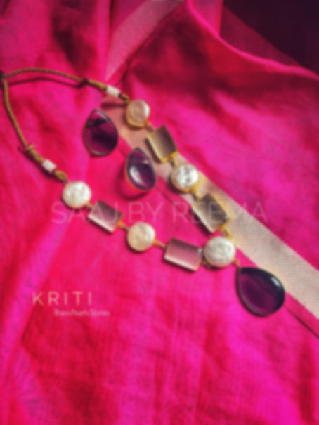 Kriti neck and earring