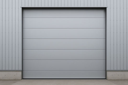 Industrietor Sektionaltor RAL 9006 Halle