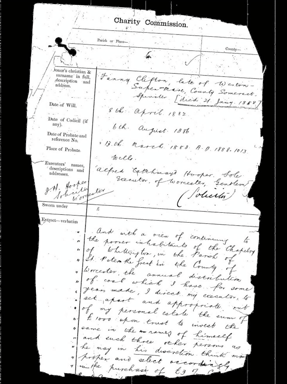 Eye-level view of a quaint chapel in Whittington, surrounded by greenery