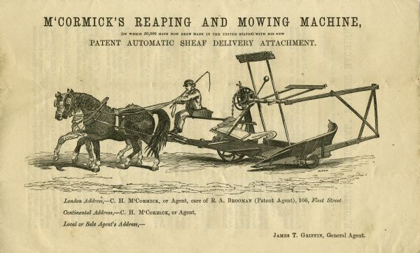McCormick Reaper Advertisement