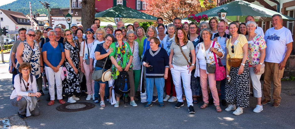 38 Gäste aus Bruges vom 29.5.-1. Juni 2025 zu Besuch in Umkirch