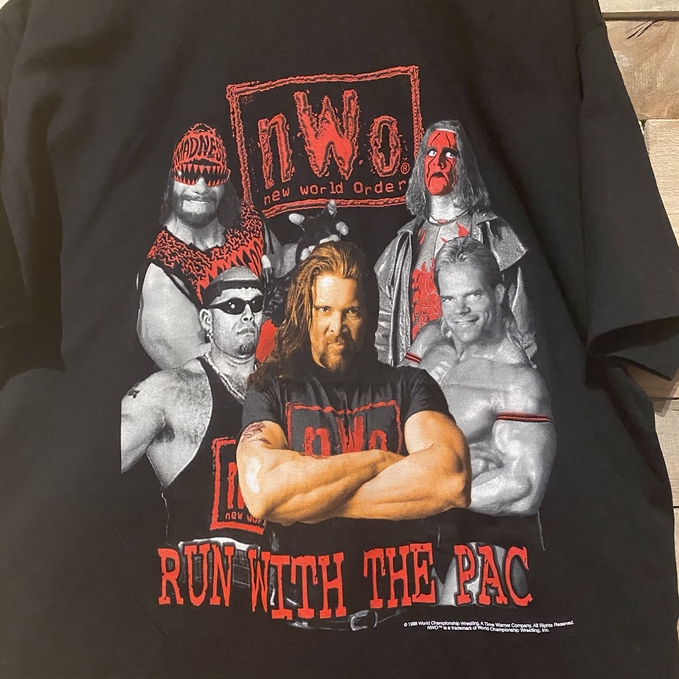 Thumbnail: 1998 NWO run with the pac WCW tee size XL