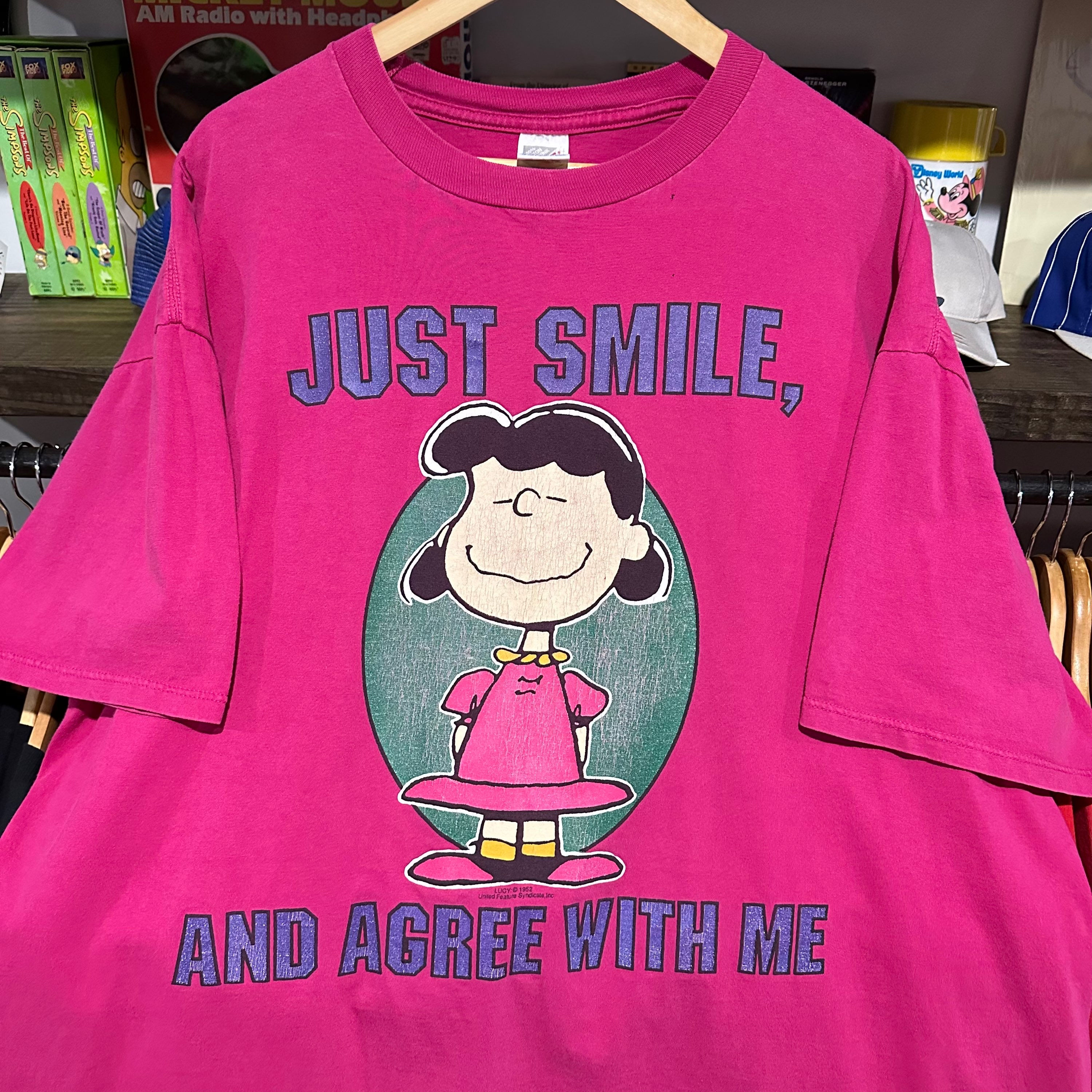 the peanuts lucy tee size xxxl