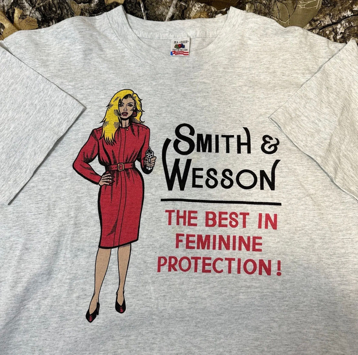 smith and wesson the best in feminine protection shirt size xl