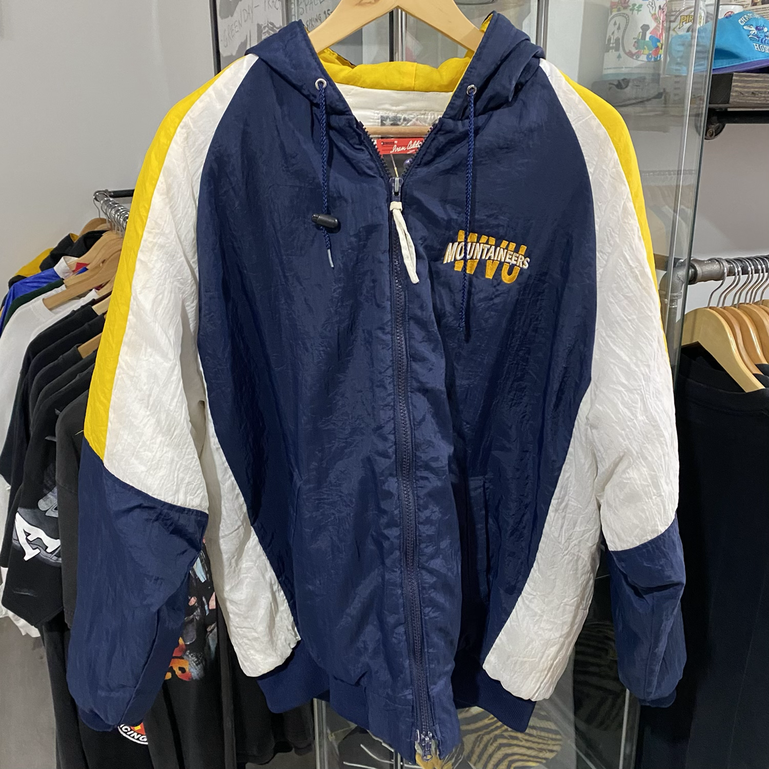 wvu swingster jacket size large