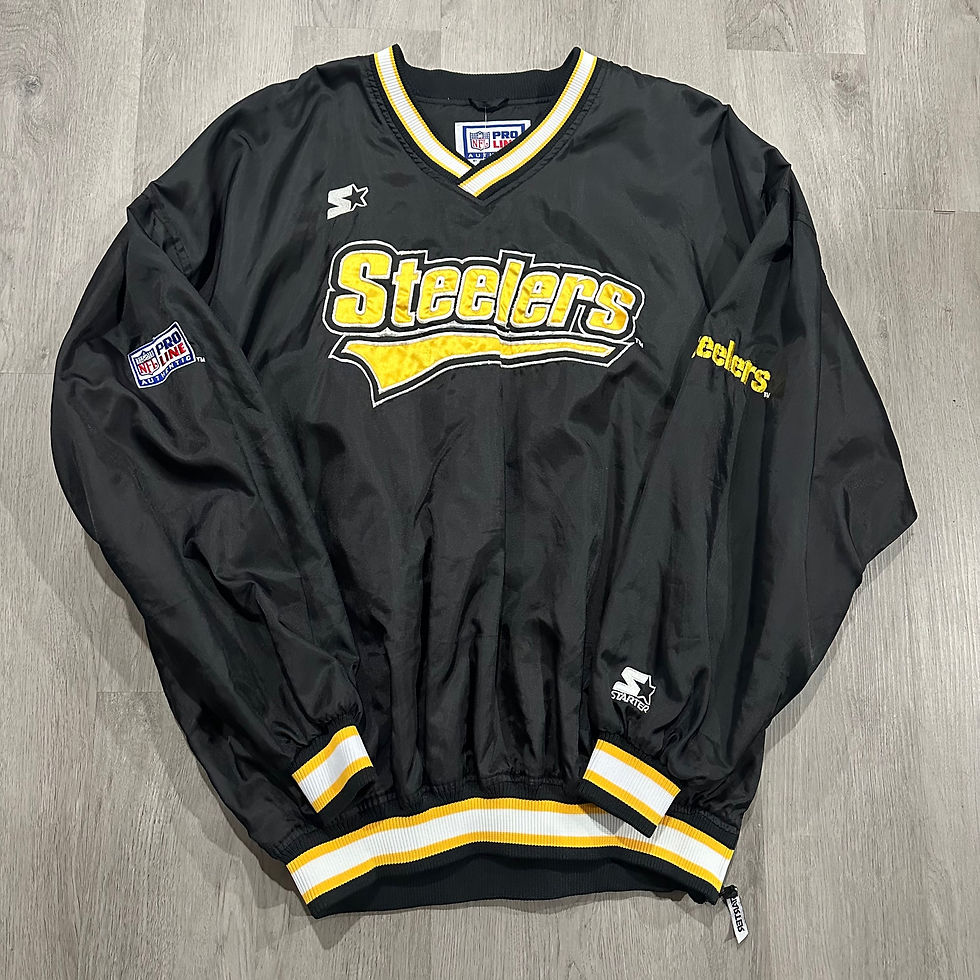 Thumbnail: pittsburgh steelers starter jacket size xxl