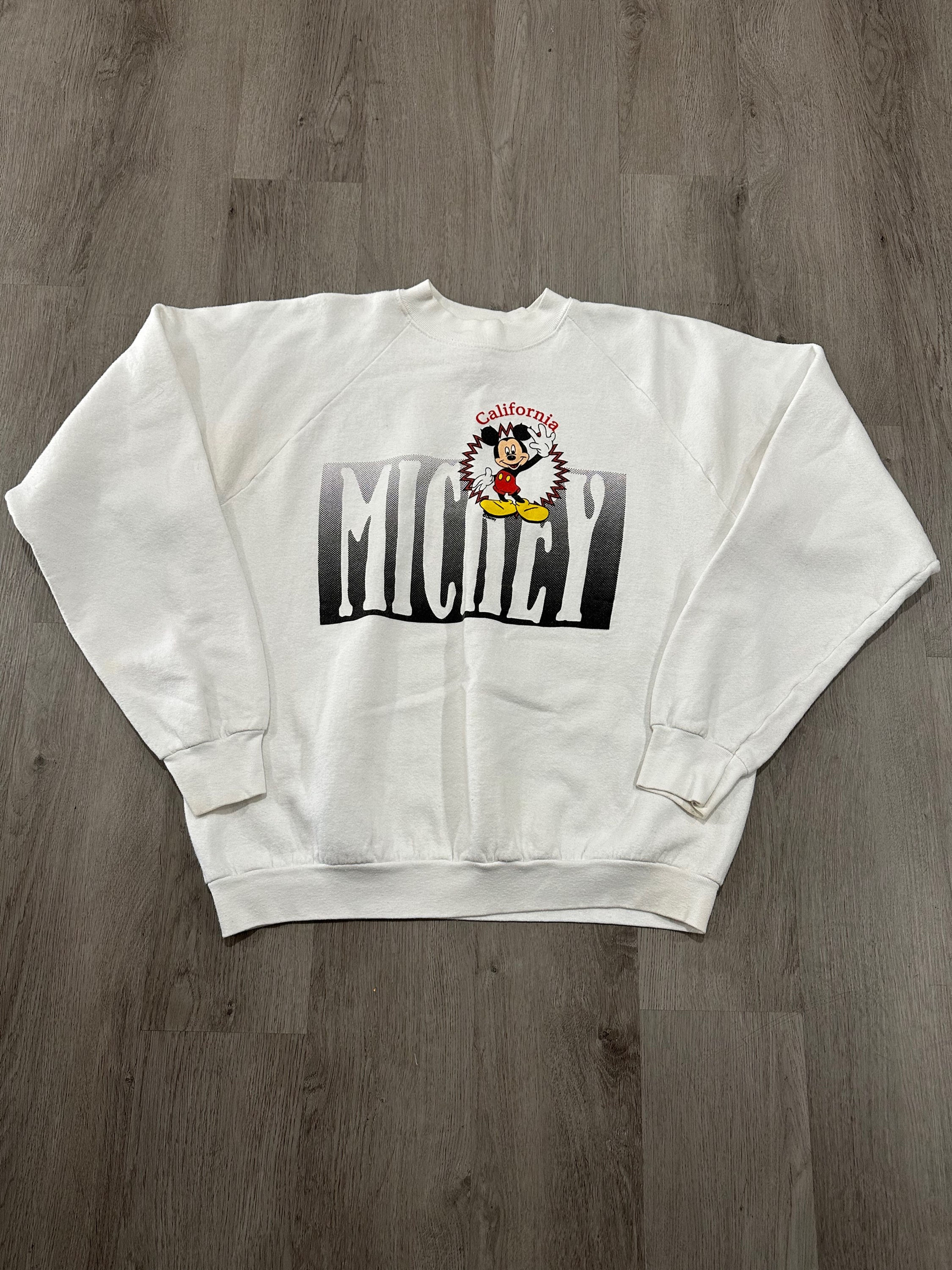 mickey disney crewneck size xl
