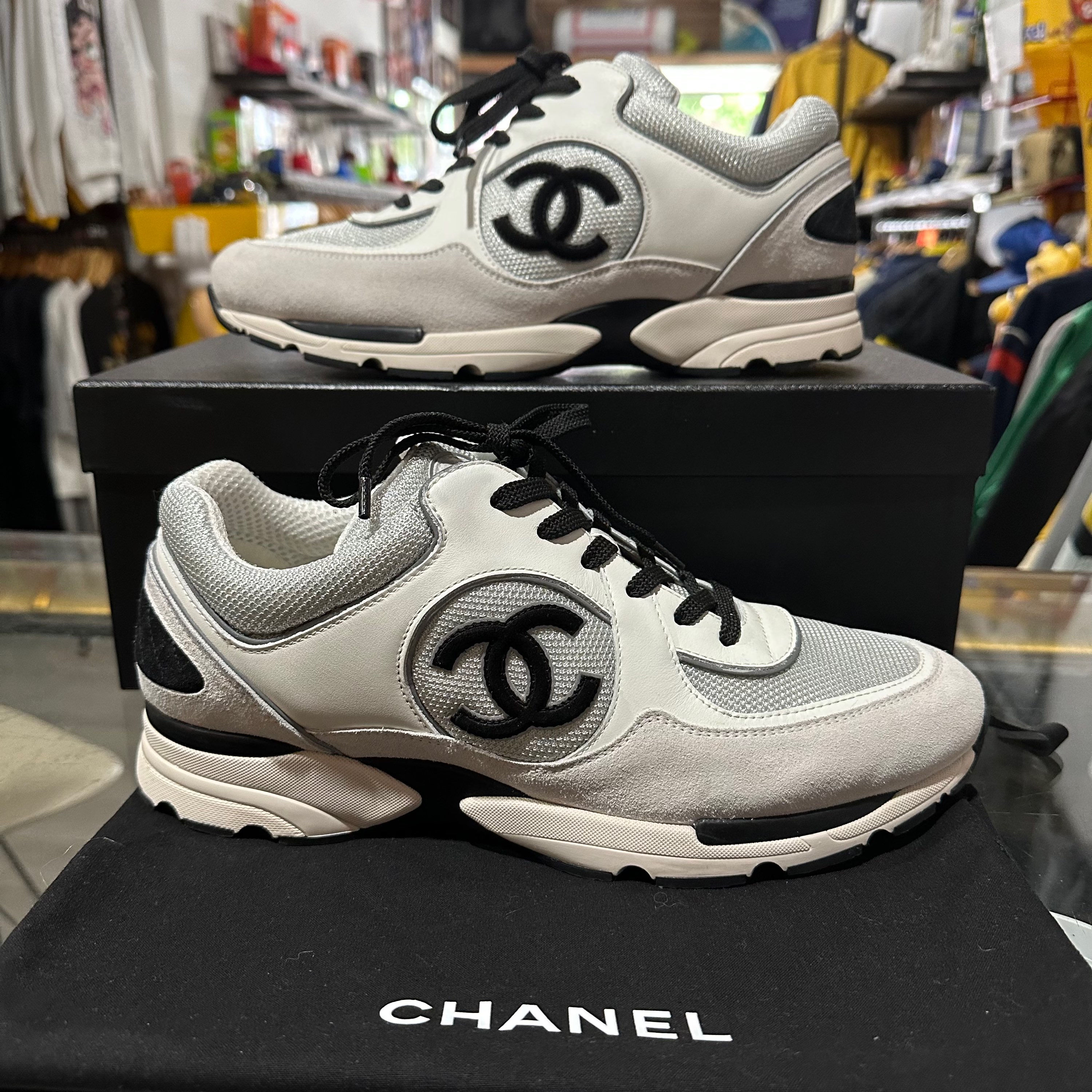 chanel sneakers size 45