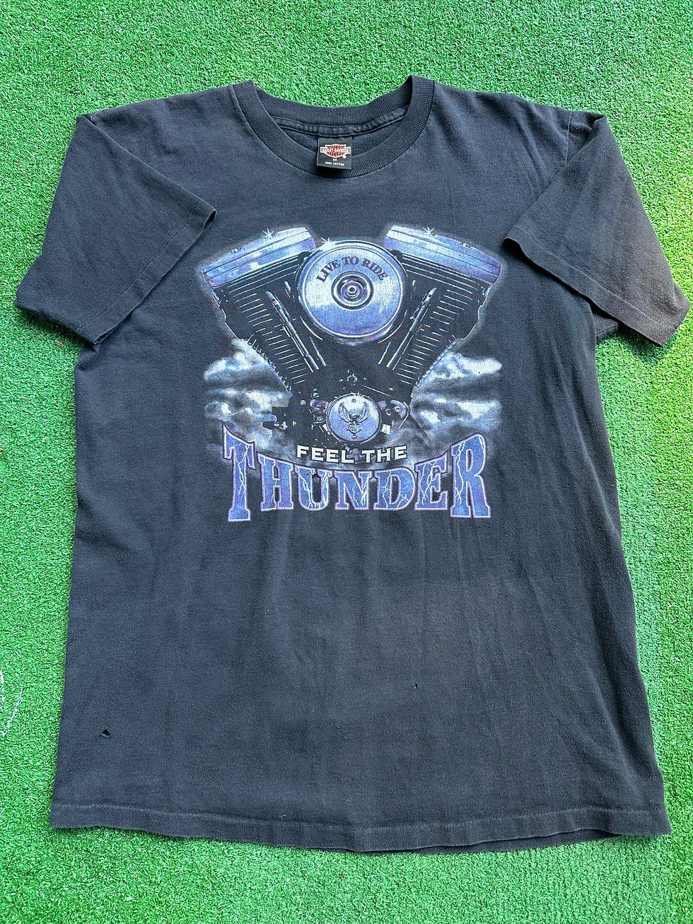 Thumbnail: harley davidson feel the thunder shirt size medium