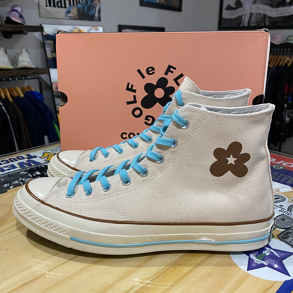 Thumbnail: parchment golf le fleur converse chuck 70 hi size 11