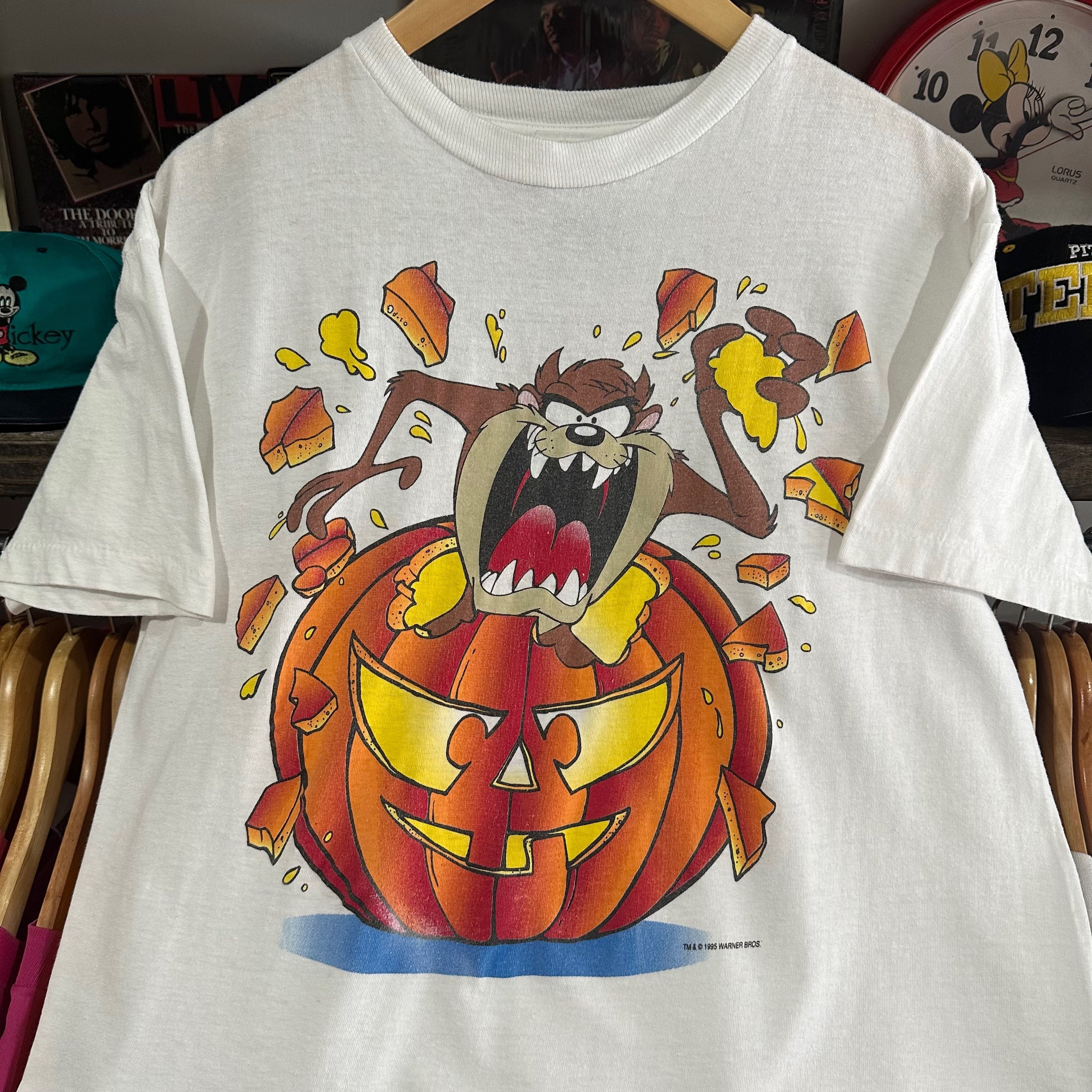1995 taz halloween looney tunes tee size medium