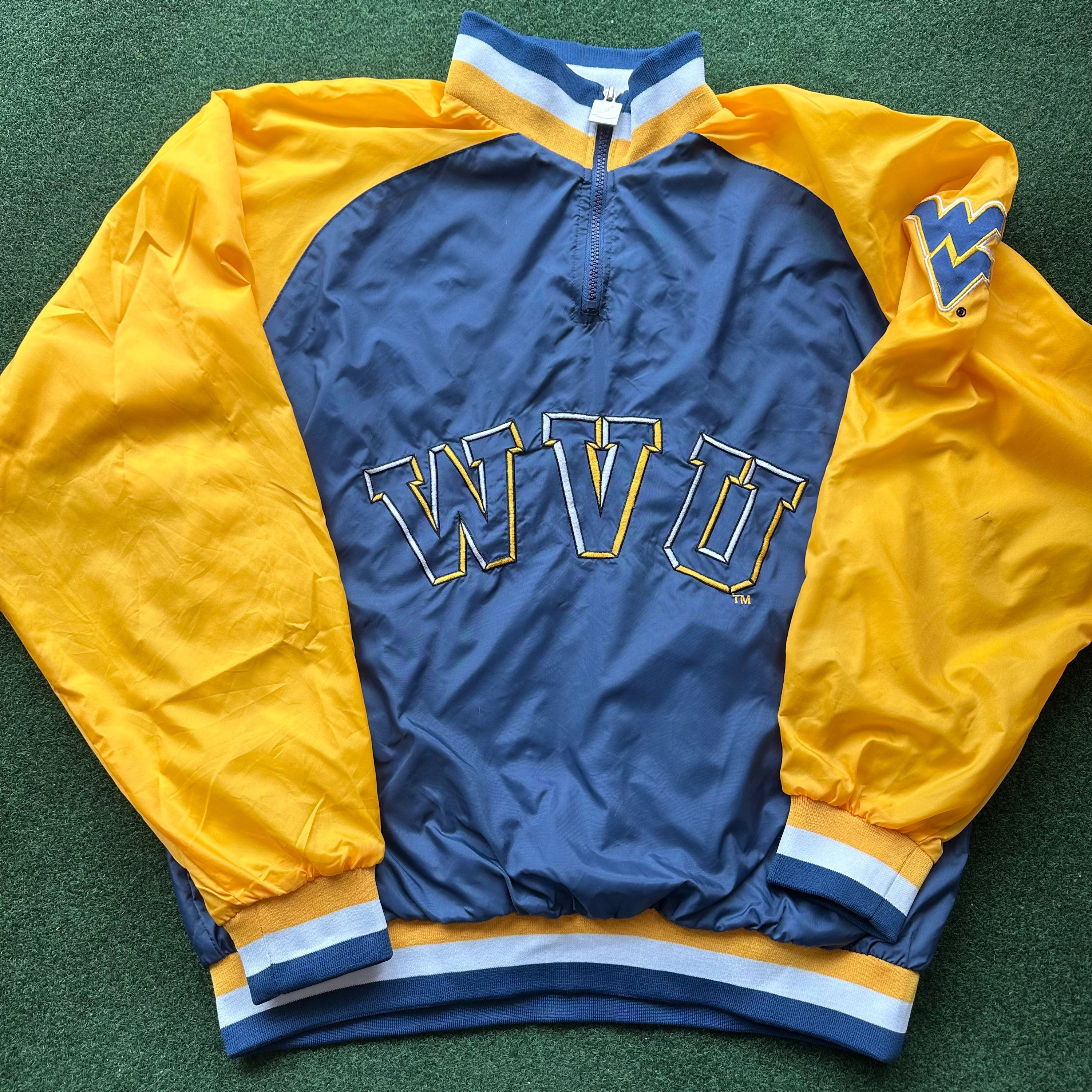 wvu west virginia mountaineers chalk line jacket size medium