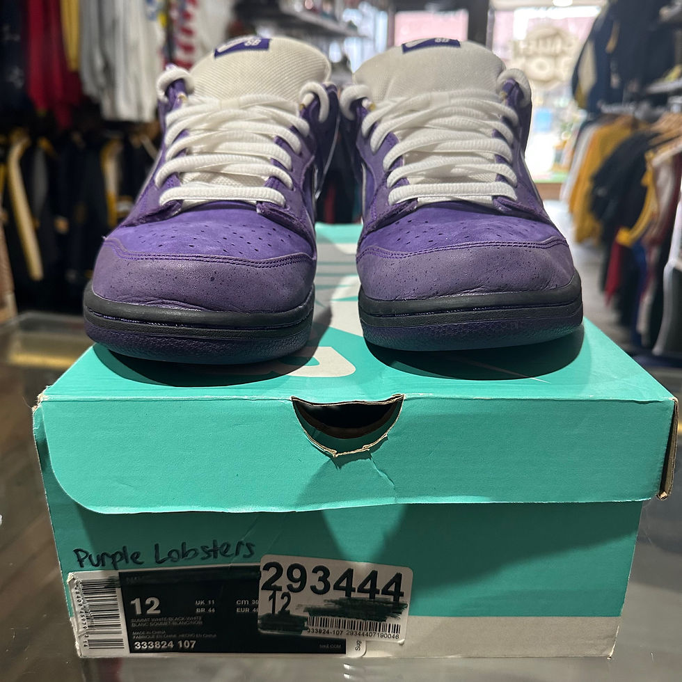 Thumbnail: nike sb dunk low purple lobster size 12
