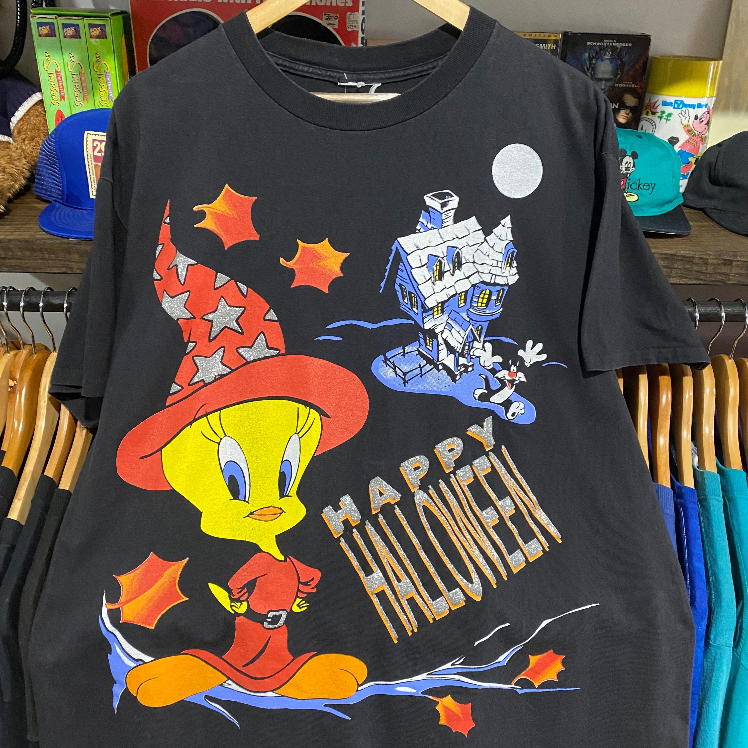 tweety happy halloween looney tunes tee size xl 