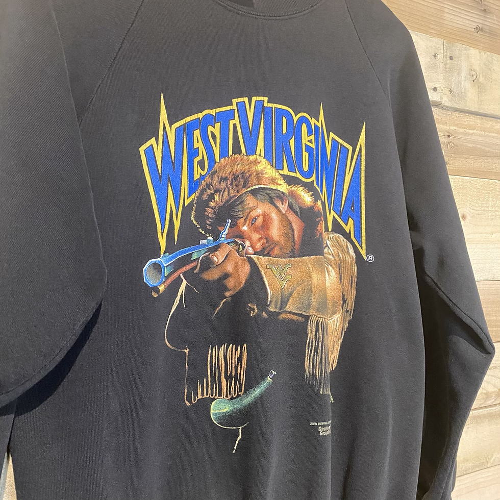 Thumbnail: Vintage West Virginia WVU mountaineers crewneck size large