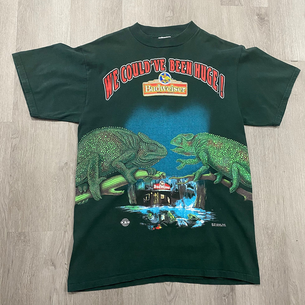 Thumbnail: 1997 budweiser tee size medium
