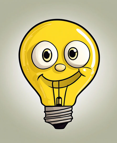 One yellow cartoon art light bulb.jpg
