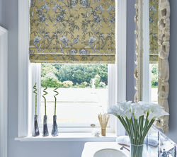 Linley Chambray Roman Blinds from SLX