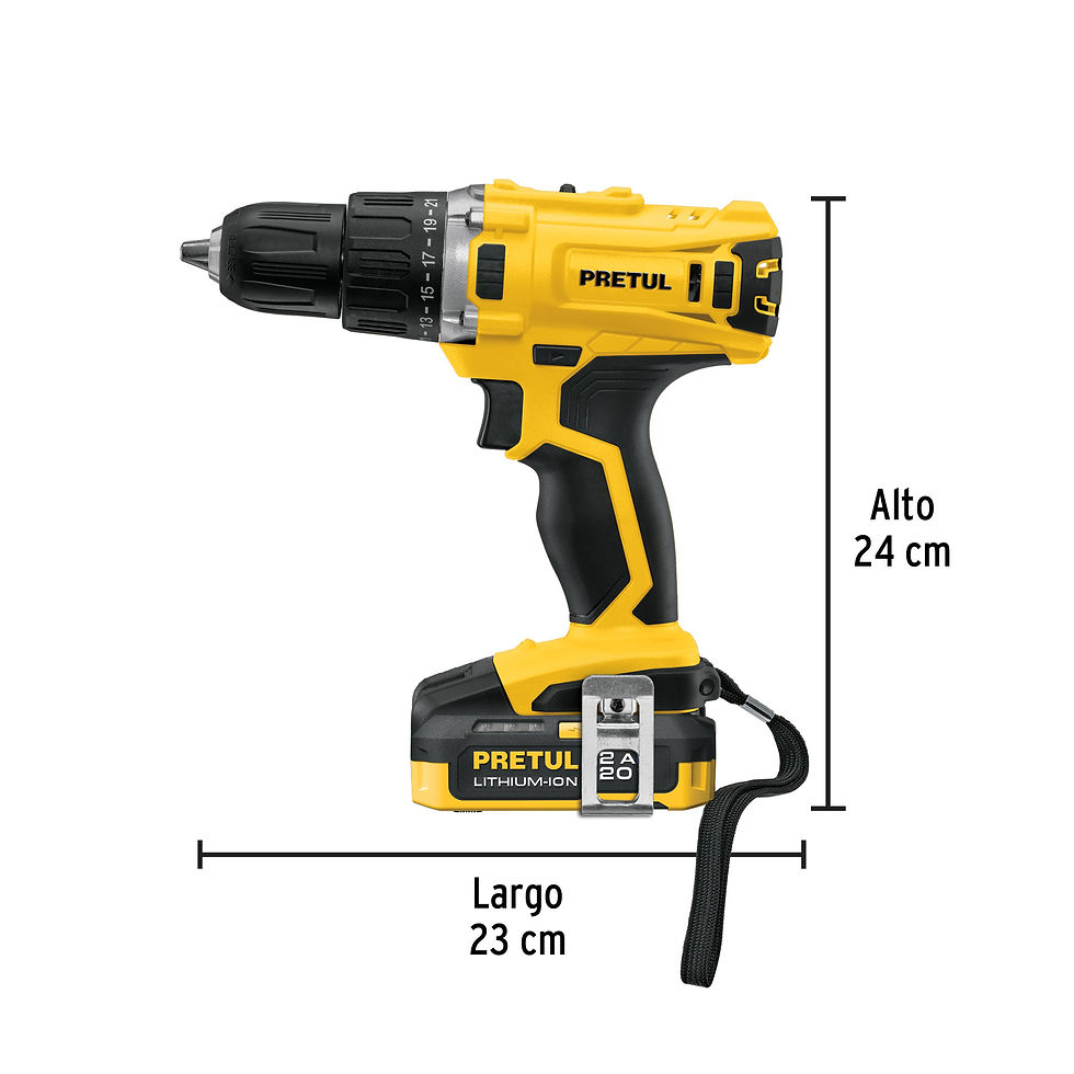 Miniatura: TALADRO INALAMBRICO 1/2" 20V PRETUL