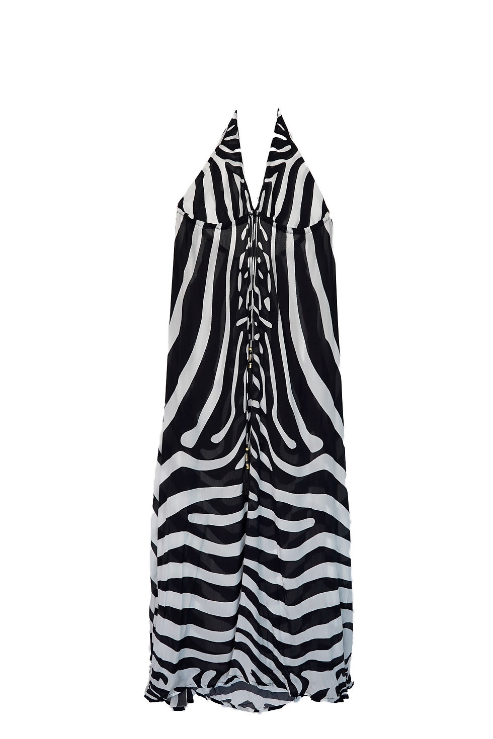 Миниатюра: Sunset backless dress - Zebra