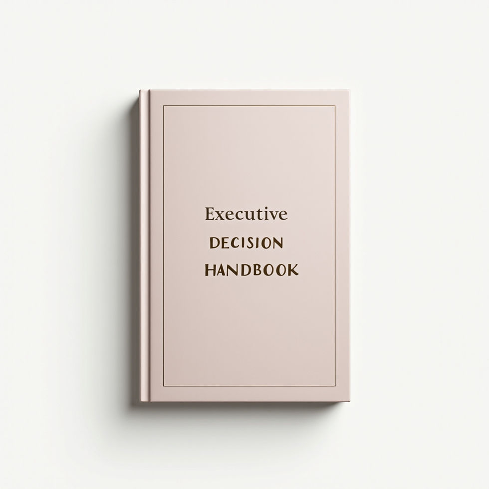 Executive Decision Handbook