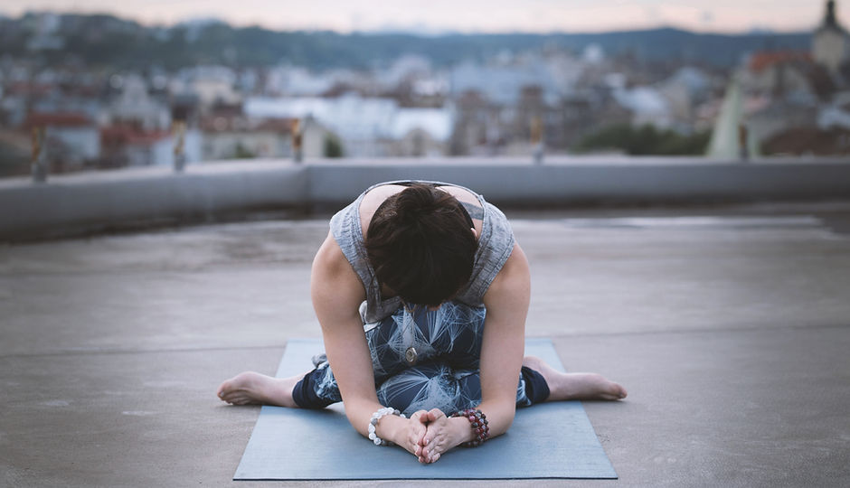 Woman in a Yoga Pose