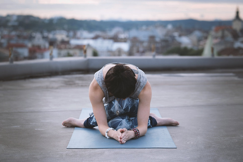 Woman in a Yoga Pose