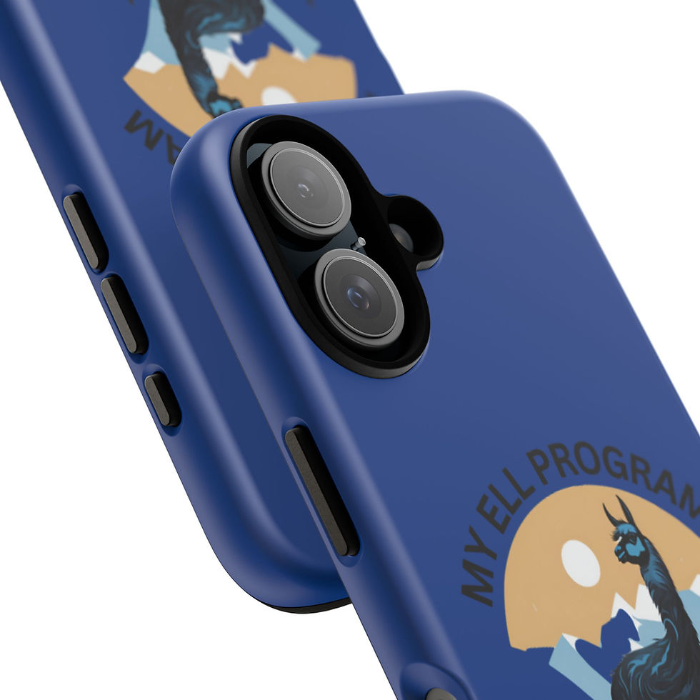 Thumbnail: Motivational Phone Case - My ELL Program Llama Design