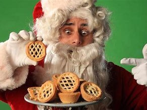 SANTA CLAUS AND THE KING PIE