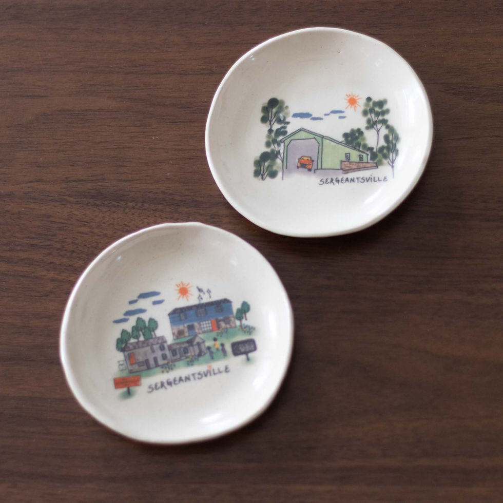 Thumbnail: Sergeantsville Covered Bridge Dish