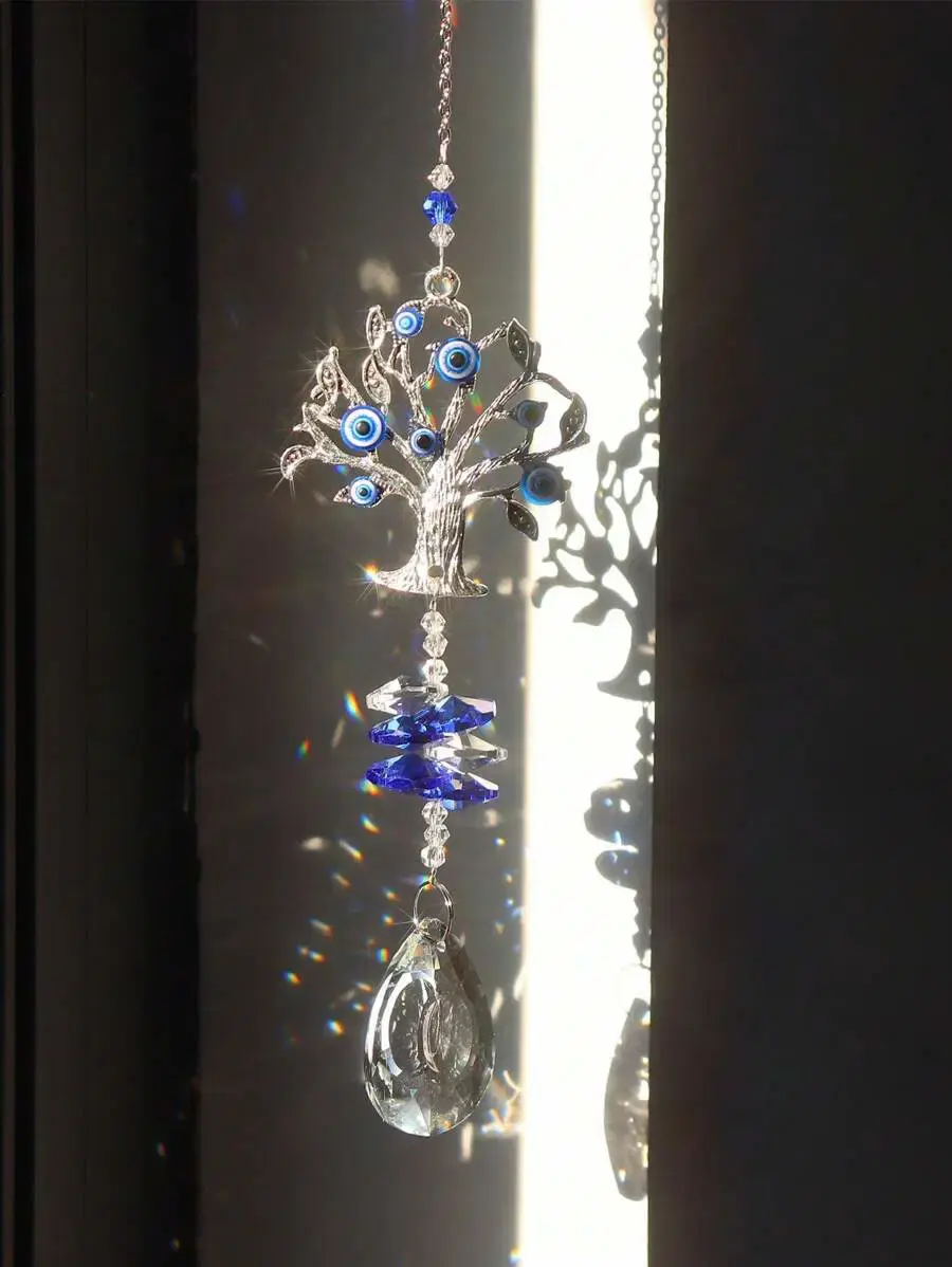 Thumbnail: Evil Eye Crystal Suncatchers