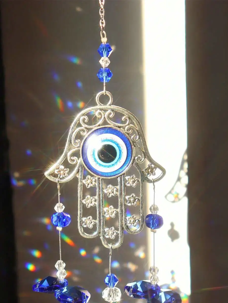 Thumbnail: Evil Eye Crystal Suncatchers