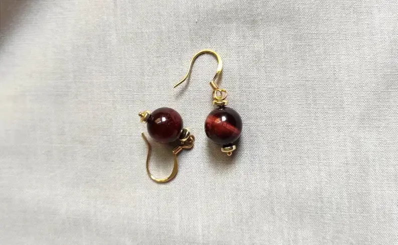 Thumbnail: Tiger Eye Earrings