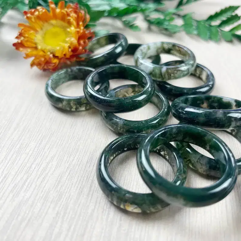 Thumbnail: Moss Agate Ring