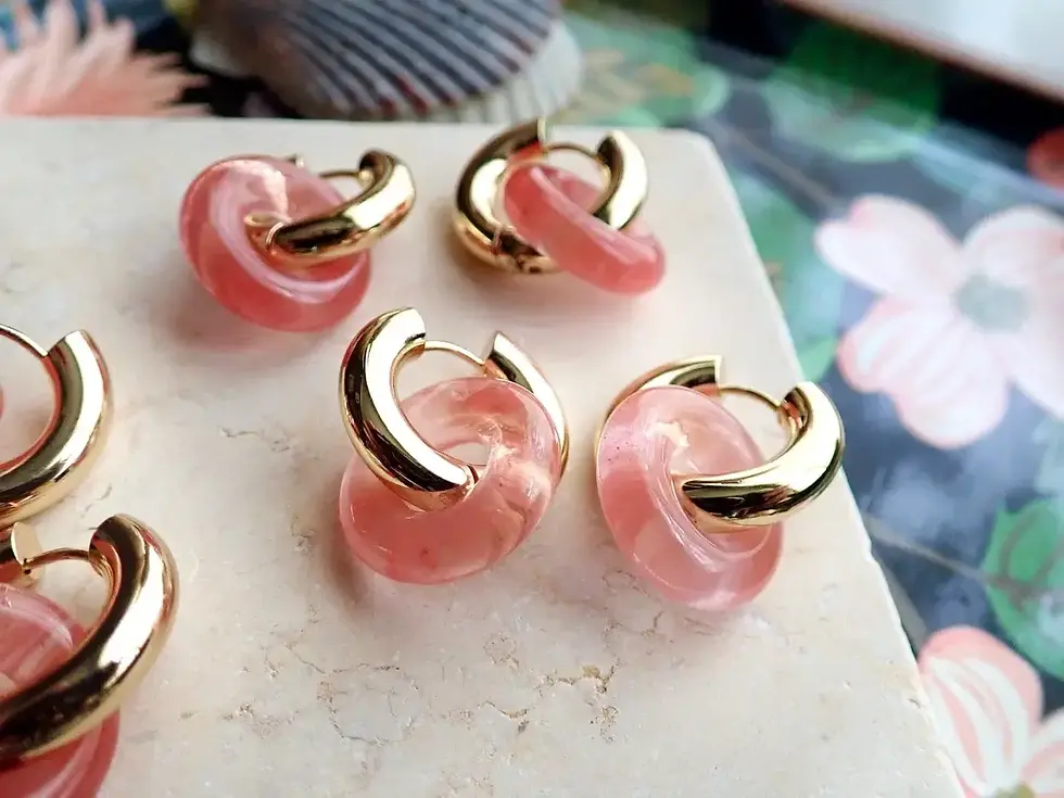 Thumbnail: Red Aventurine Earrings