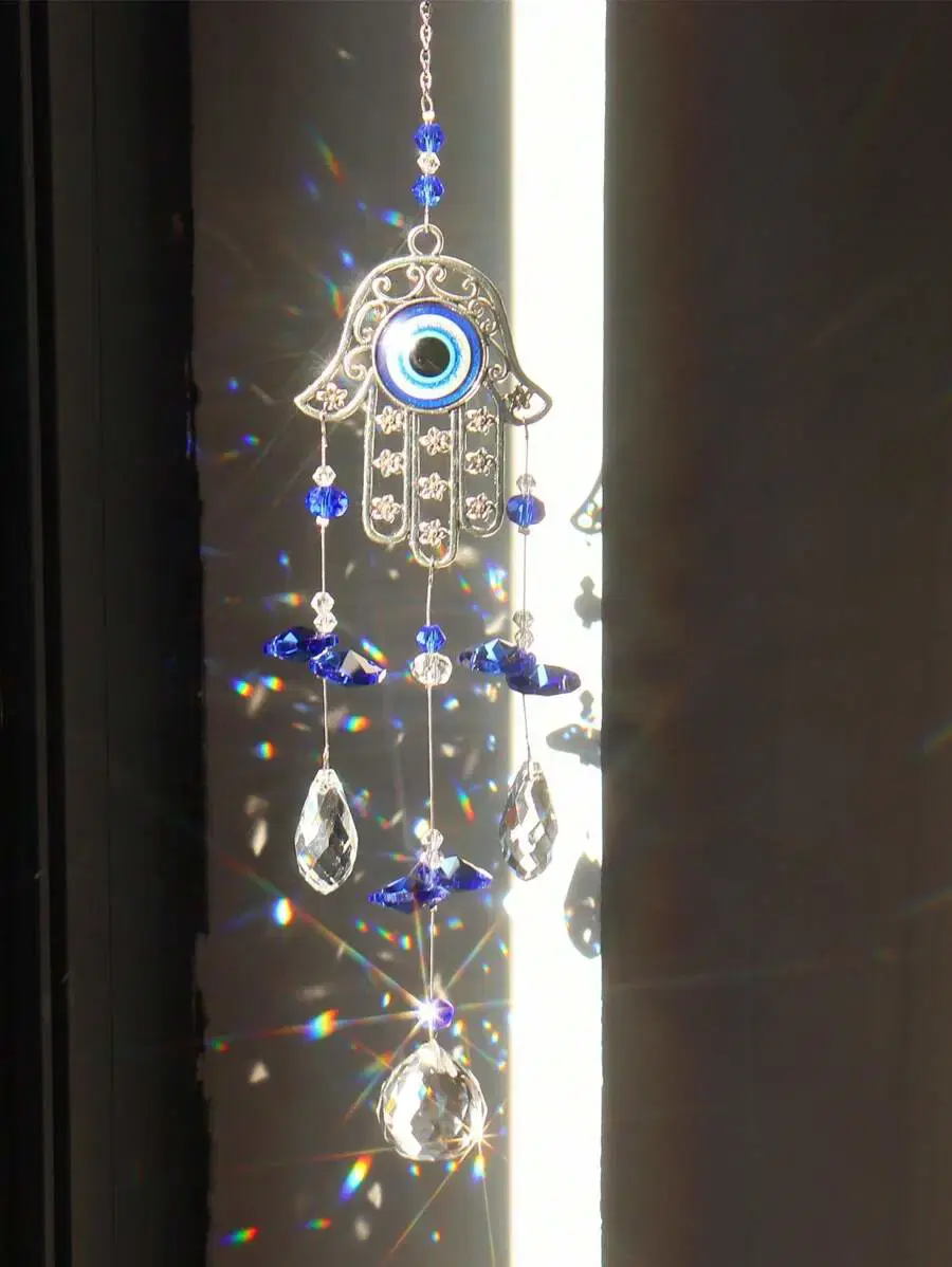 Thumbnail: Evil Eye Crystal Suncatchers